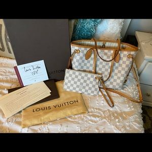 Louis Vuitton neverfull pm in Damier Azul